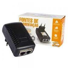 FONTE ADAPTADORA POE 24V 01A FC COM LED FONTE ADAPTADORA POE 24V 01A FC COM LED