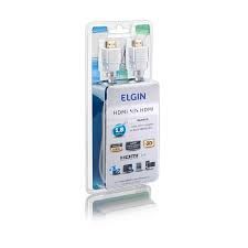 CABO HDMI/HDMI ELGIN 1.8M BRANCO CABO HDMI/HDMI ELGIN 1.8M BRANCO