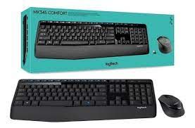 KIT TECLADO E MOUSE SEM FIO LOGITECH MK345