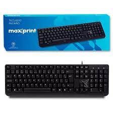 TECLADO PADRAO COM FIO USB2.0 PRETO MAX P... TECLADO PADRAO COM FIO USB2.0 PRETO MAX P...