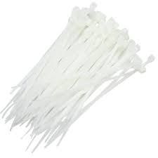 ABRAÇADEIRA NYLON PA66 PEQ BRANC 2,5X100 P20 ABRAÇADEIRA NYLON PA66 PEQ BRANC 2,5X100 P20