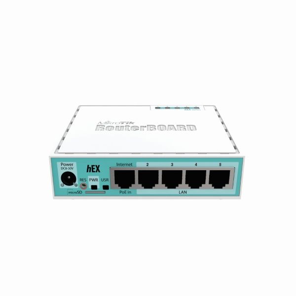 MIKROTIK ROTEADOR RB750GR3 HEX 5 PORTAS GIGA MIKROTIK ROTEADOR RB750GR3 HEX 5 PORTAS GIGA