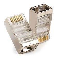 CONECTOR PLUG MACHO BLINDADO RJ45 CAT 6