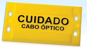 PLAQUETA DE IDENTIFICACAO CABO OPTICO AMA...