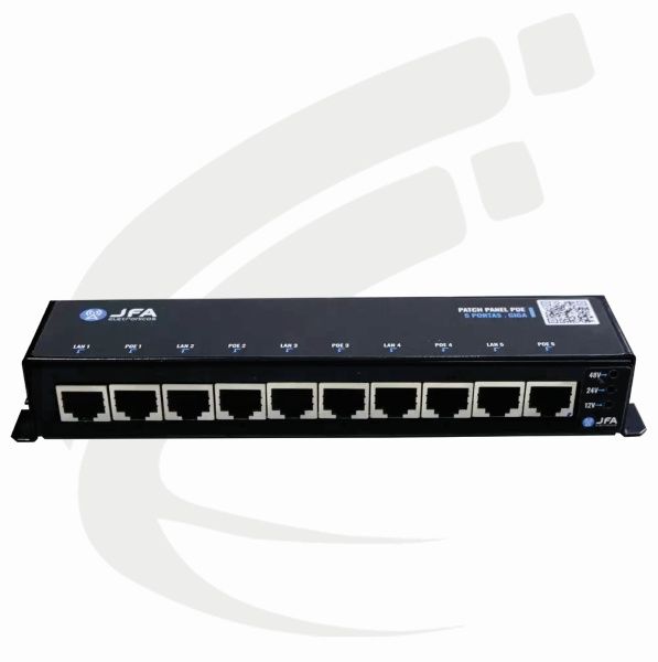 PATCH PANEL 5 PORTAS POE GIGA JFA PATCH PANEL 5 PORTAS POE GIGA JFA